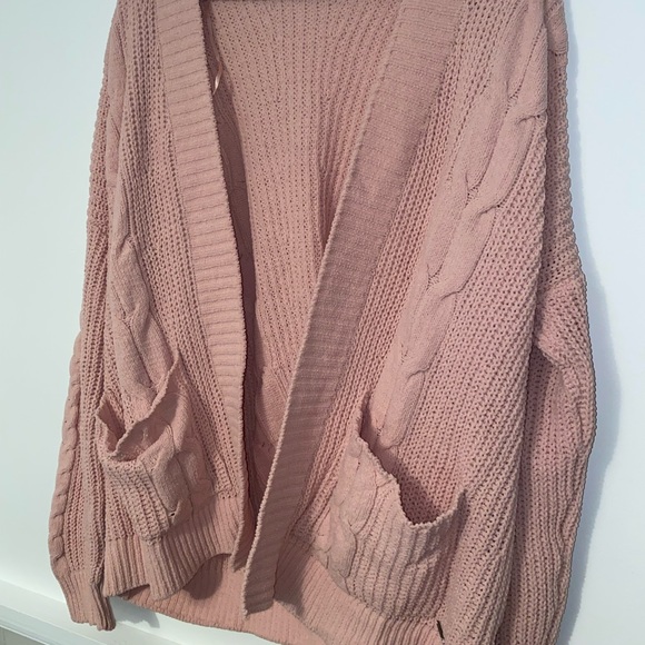 Pink Aeropostale knit oversized cardigan - Picture 4 of 5